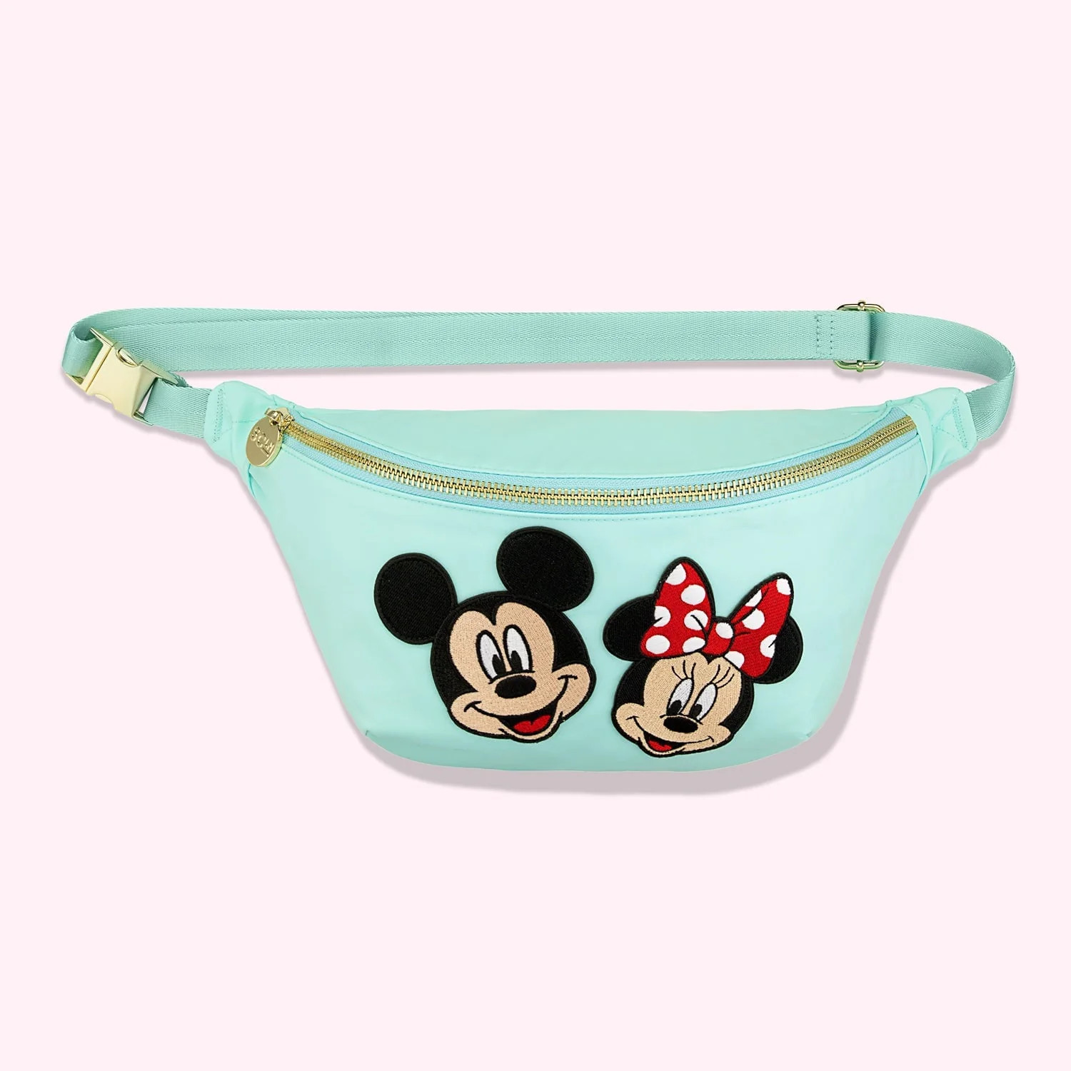 Jumbo Cotton Candy Fanny Pack with Medium Mickey & Minnie Patch | Customizable Fanny Pack - Stone... | Stoney Clover Lane