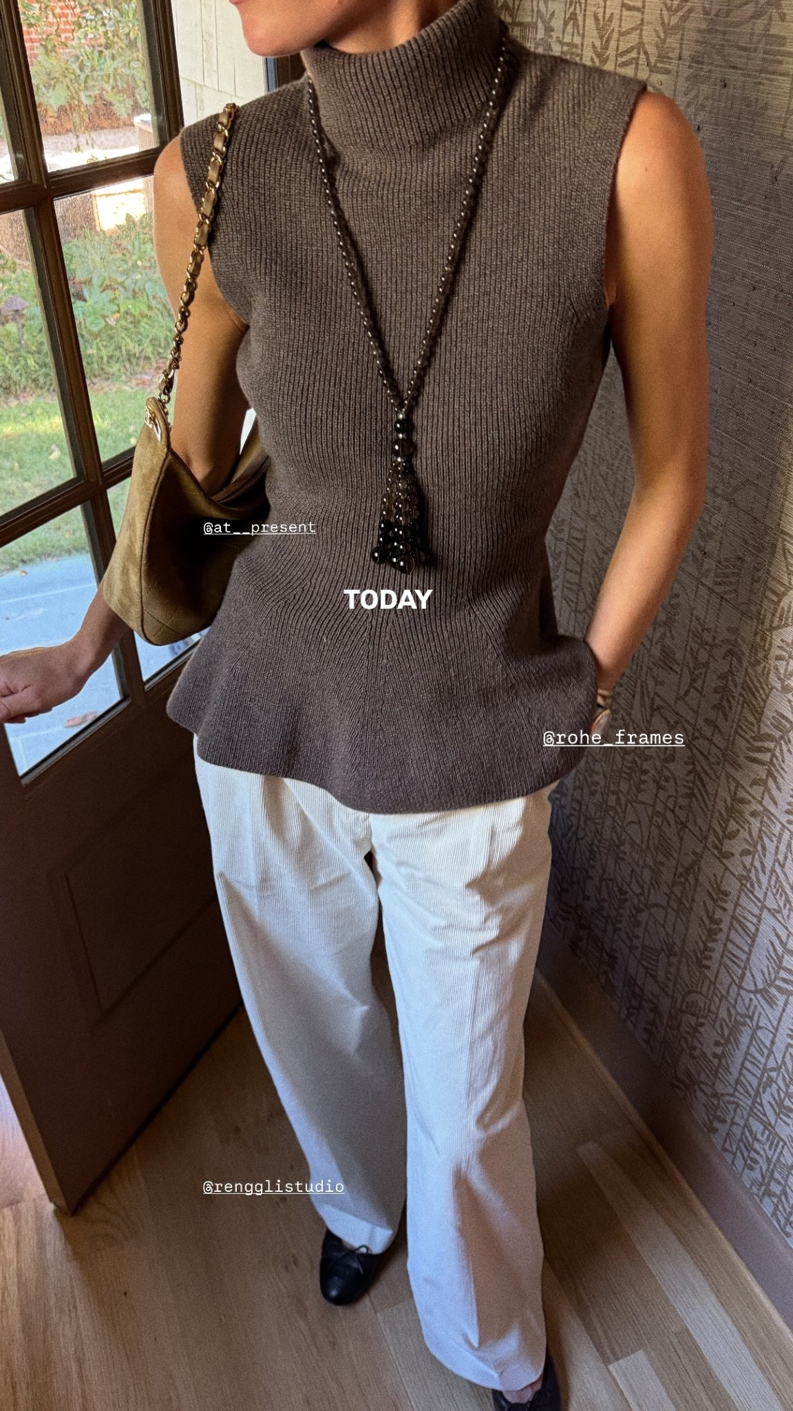 @rohe_frames  @rengglistudio  @at__present  TODAY OOTD
