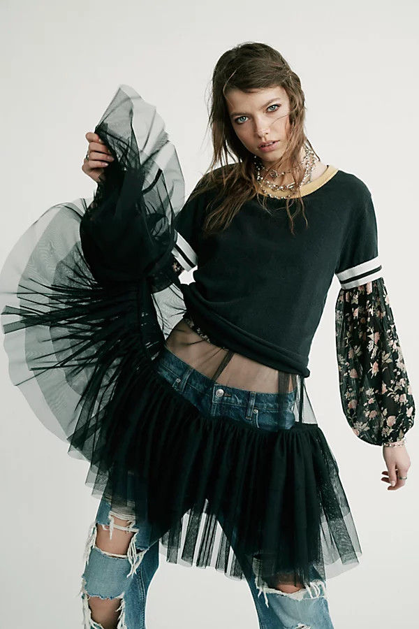 Push Send Mini Slip by Intimately at Free People, Black Combo, XS | Free People (Global - UK&FR Excluded)