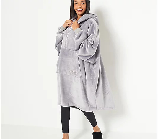 The Comfy Dream Light Quarter-Zip Wearable Blanket - QVC.com | QVC