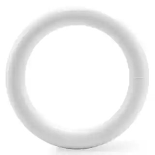 FloraCraft® CraftFōM 10" Extruded Wreath White | Michaels Stores