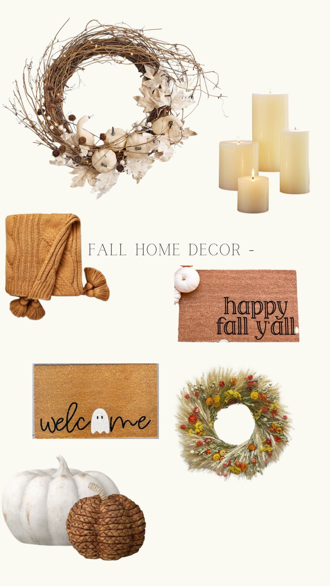 fall home decor 

#LTKSeasonal #LTKhome #LTKunder100