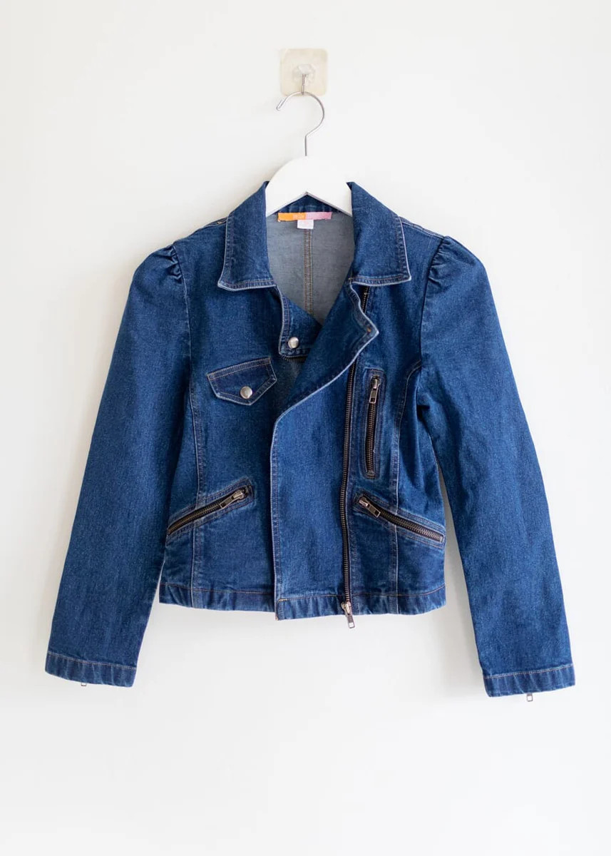 Moto Jacket - Dark Denim | Briton Court | Briton Court