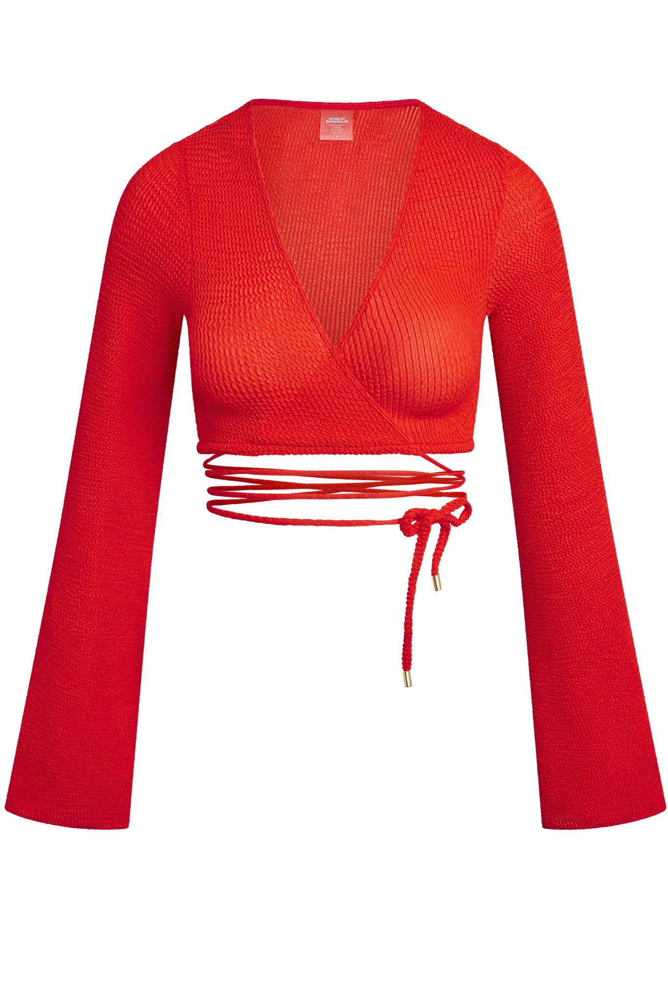 Azores Top - Chili Pepper Crinkle | Monday Swimwear