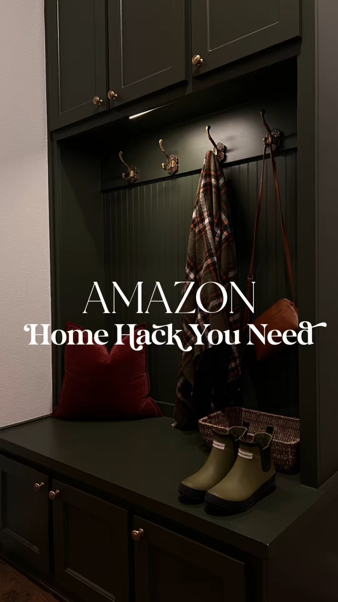 Home hack, affordable, moody mudroom, cold color, hooks, door stopper, must have 

#LTKFindsUnder50 #LTKGiftGuide #LTKHome