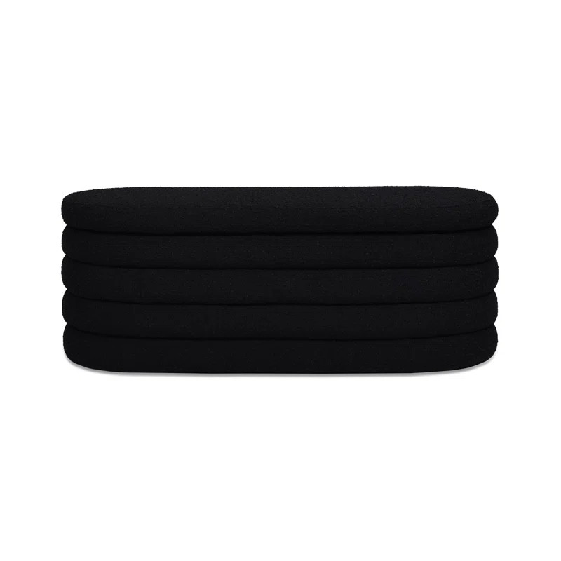 Helene Boucle Upholstered Storage Bench | Wayfair North America