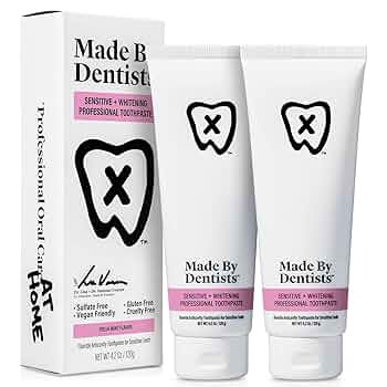 Professional Sensitive + Whitening Toothpaste - Advanced Daily Whitening Toothpaste for Sensitive... | Amazon (US)