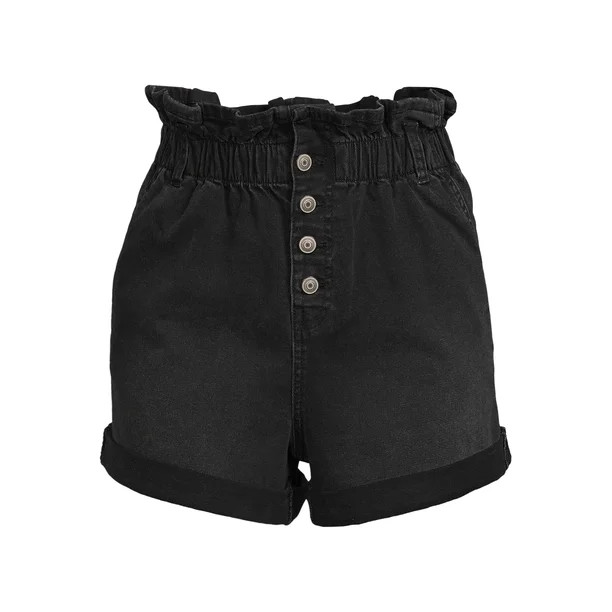 No Boundaries Juniors' Paperbag Short - Walmart.com | Walmart (US)