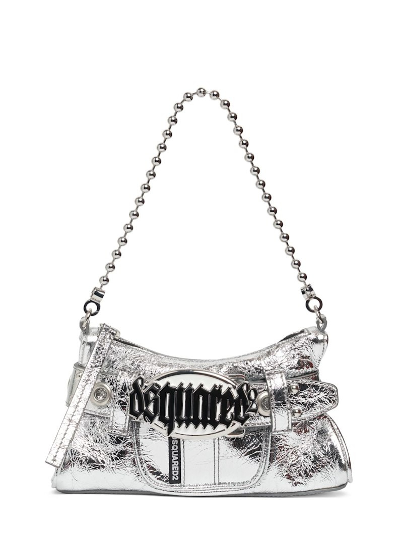Gothic dsquared2 leather shoulder bag - Dsquared2 - Women | Luisaviaroma | Luisaviaroma