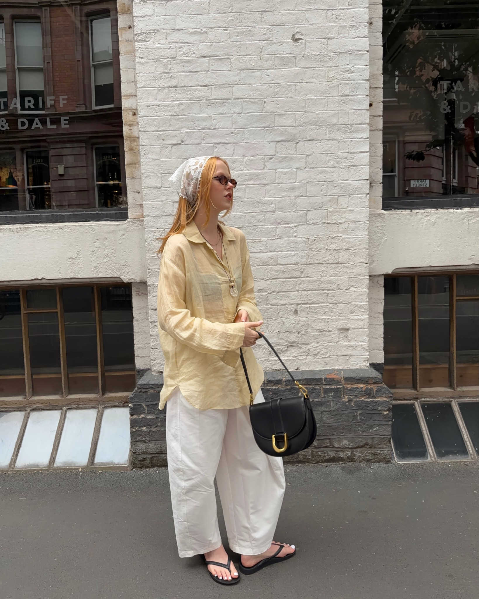 Massimo Dutti, Butter Yellow, Summer Style, White Trousers, Flip Flop, Archies

#LTKsummer #LTKuk #LTKeurope