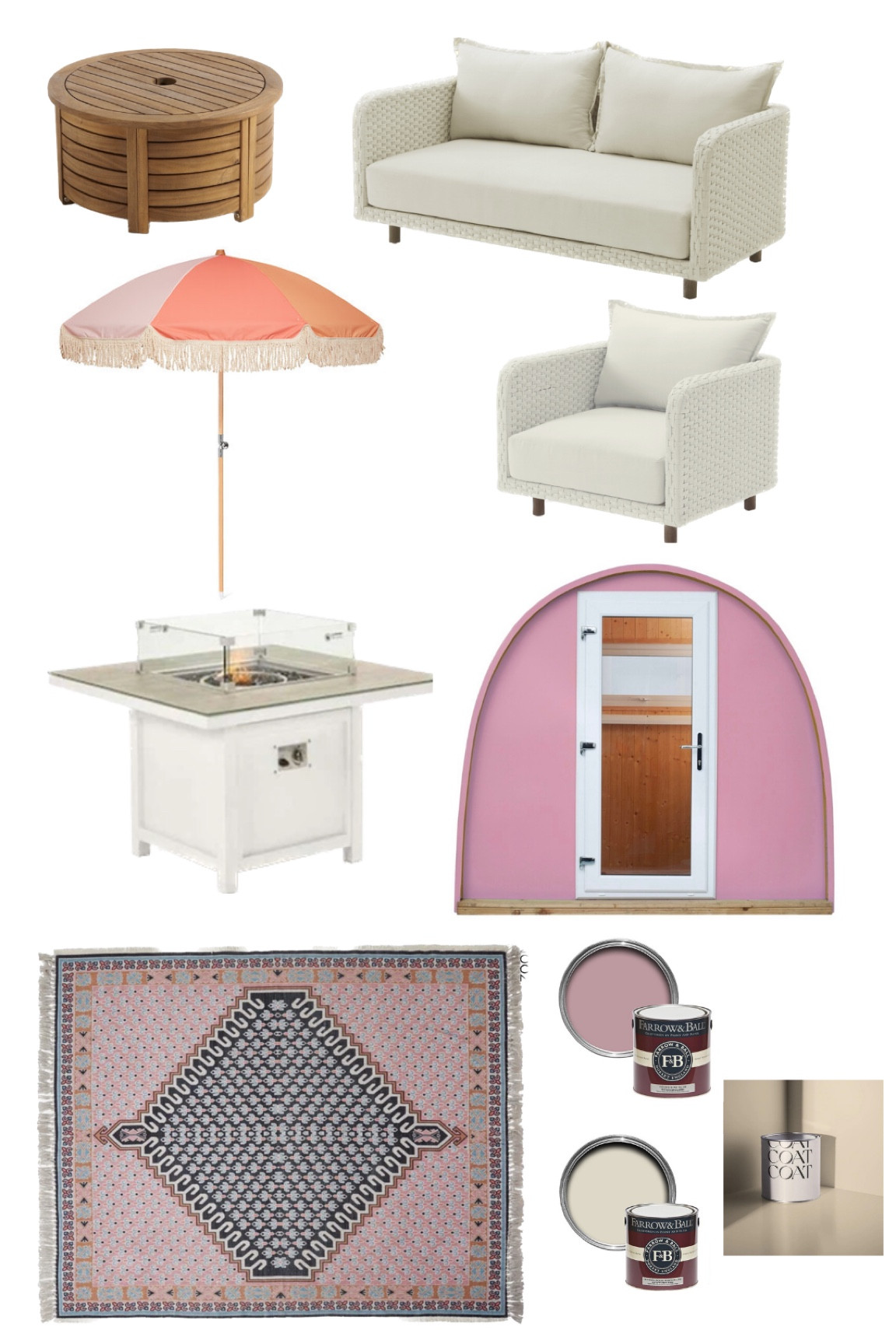 Garden moodboard, patio furniture 

#LTKhome #LTKeurope
