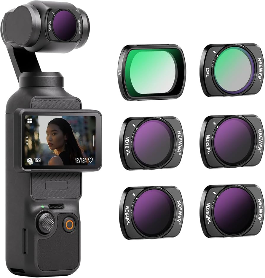 NEEWER Magnetic ND/CPL Filter Set Compatible with DJI OSMO Pocket 3 Creator Combo Accessories, Ac... | Amazon (US)