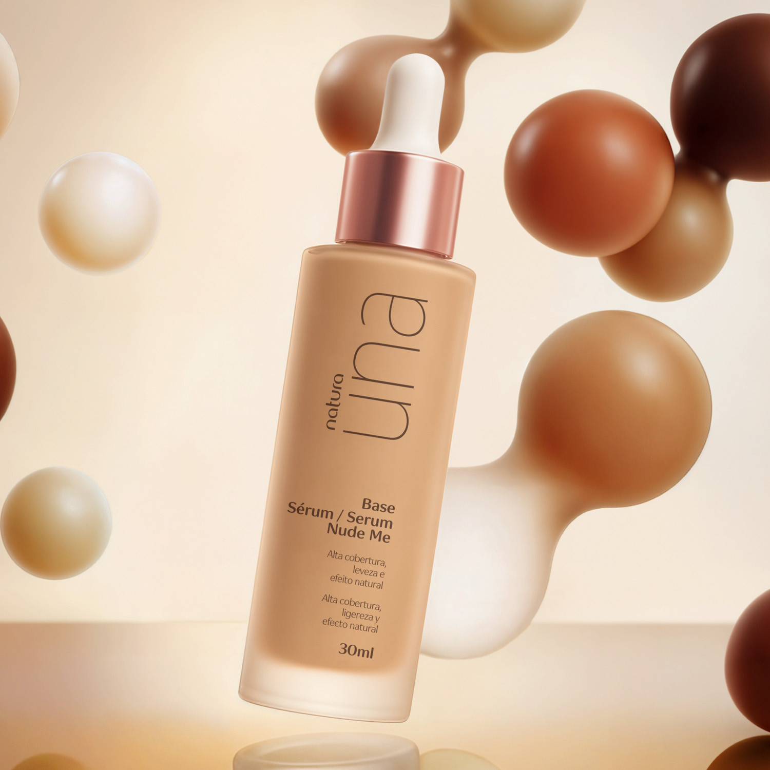 Base Sérum Nude Me Una | Natura BR