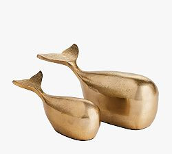Delta & Dawn Whale Objects - Set Of 2 | Pottery Barn (US)