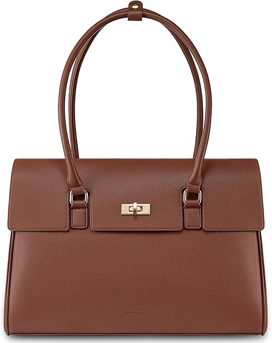 LOVEVOOK Laptop Bag for Women Work Tote Messenger Bag Waterproof Business Office Professional Han... | Amazon (US)