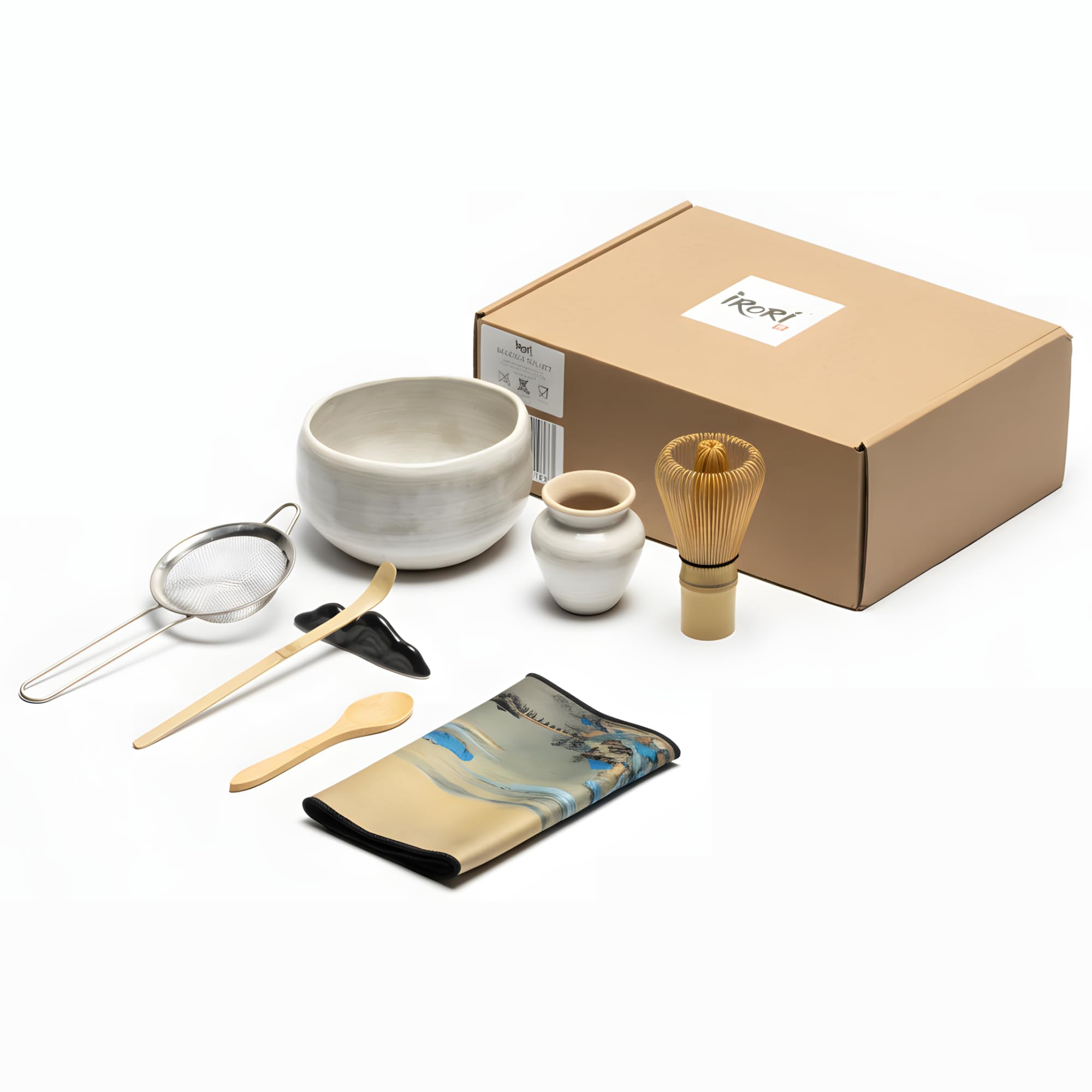 IRORI Japanese Matcha Tea Ceremonial Set 8 Pcs. Matcha Whisk Kit, Tea Set for Making Latte, Whisk... | Amazon (UK)