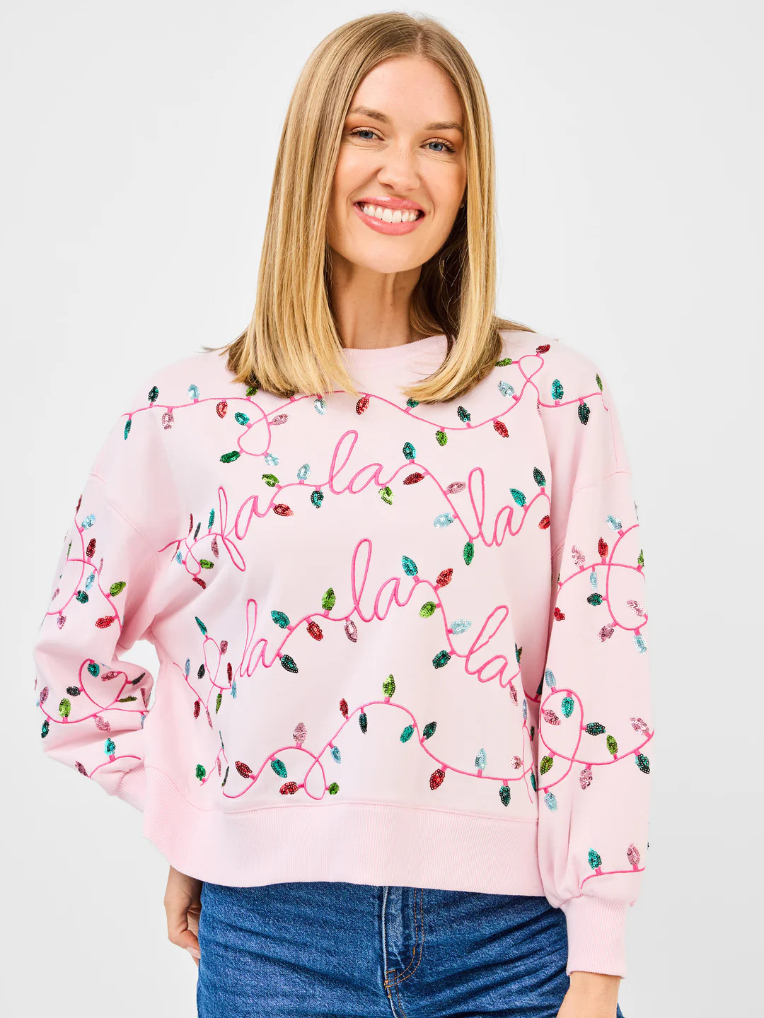 Millie Sweatshirt | Fa La La Lights | Mary Square