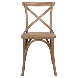 Kate French Country Woven Cane Seat Curve Natural Birch Dining Room Side Chair | Kathy Kuo Home
