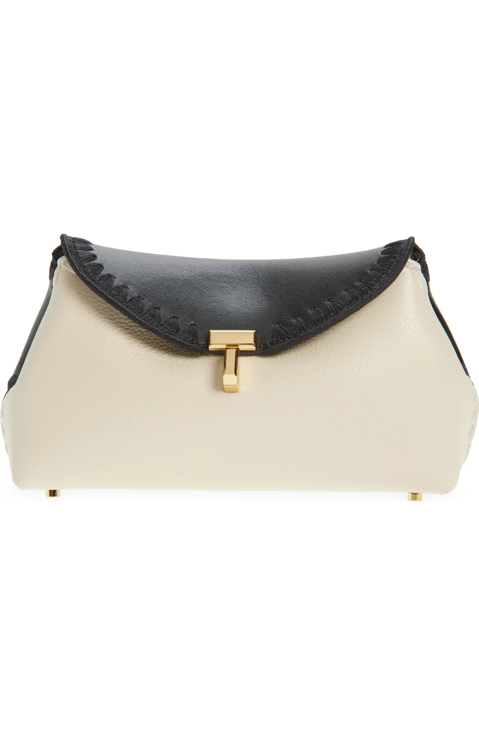 Mini T-Lock Leather Clutch | Nordstrom