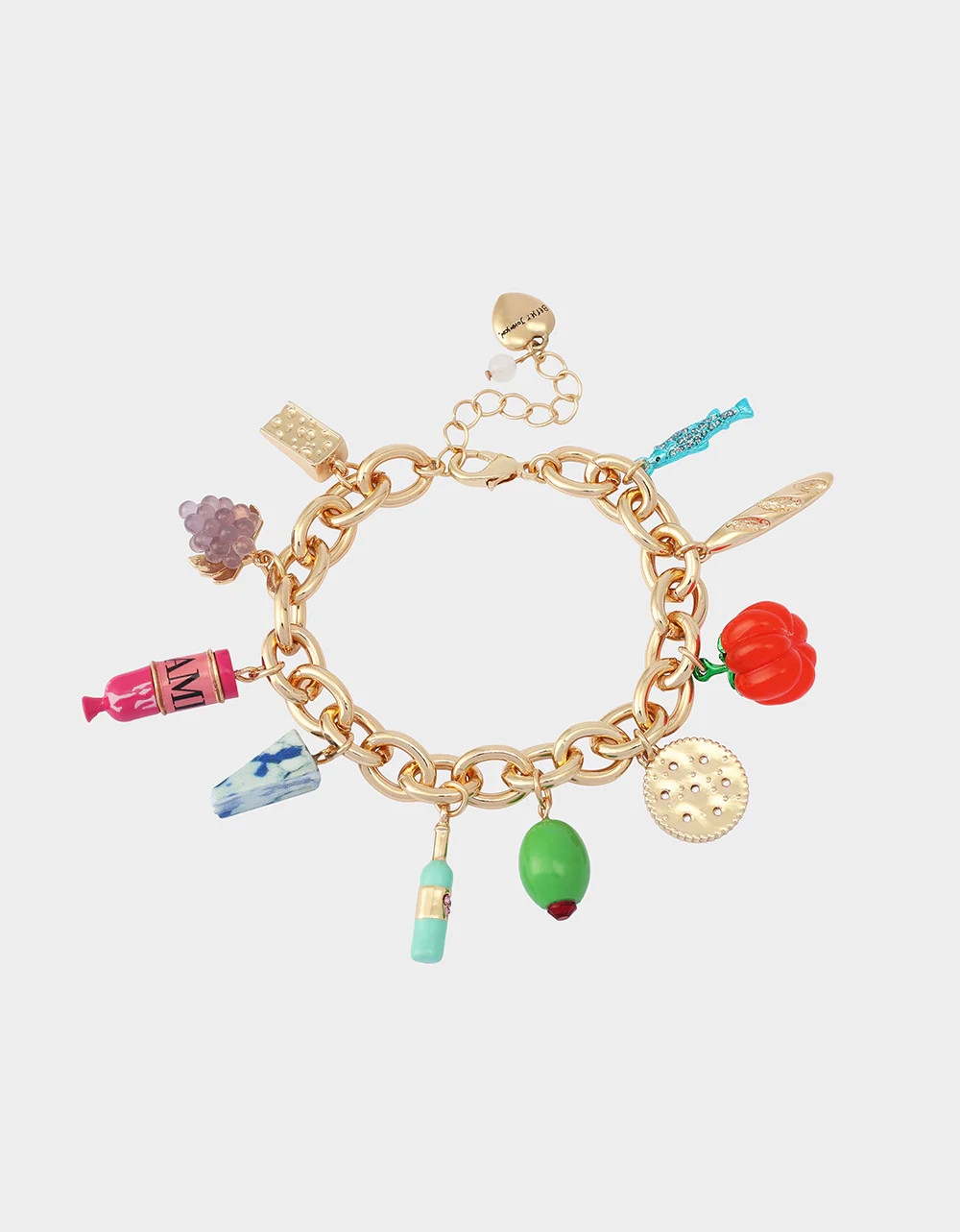 CHARCUTERIE FLEX Multi Charms Food Women's Bracelet | Betsey Johnson