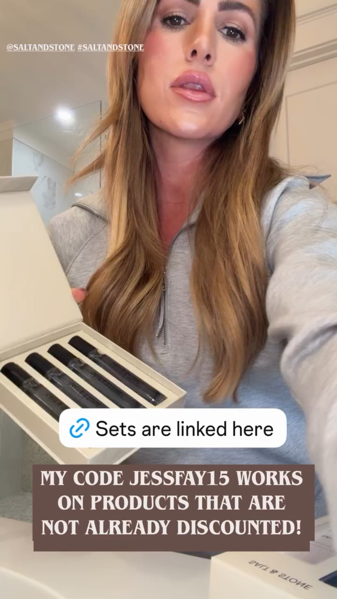 MY CODE JESSFAY15 WORKS ON PRODUCTS THAT ARE NOT ALREADY DISCOUNTED! @SALTANDSTONE #SALTANDSTONE