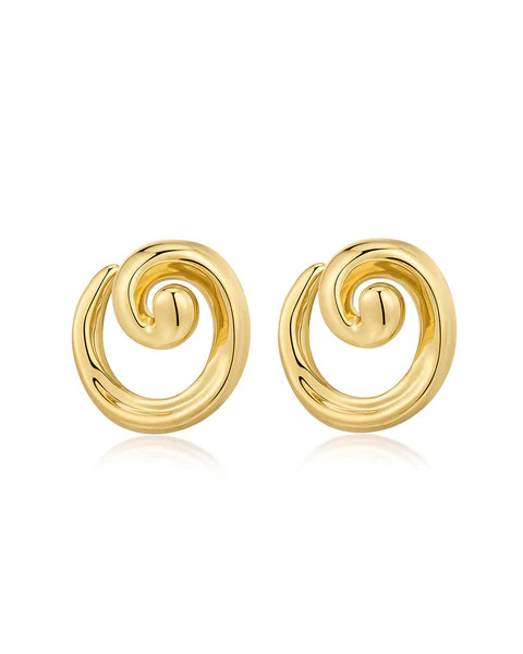 The Seashell Coil Studs | Luv Aj
