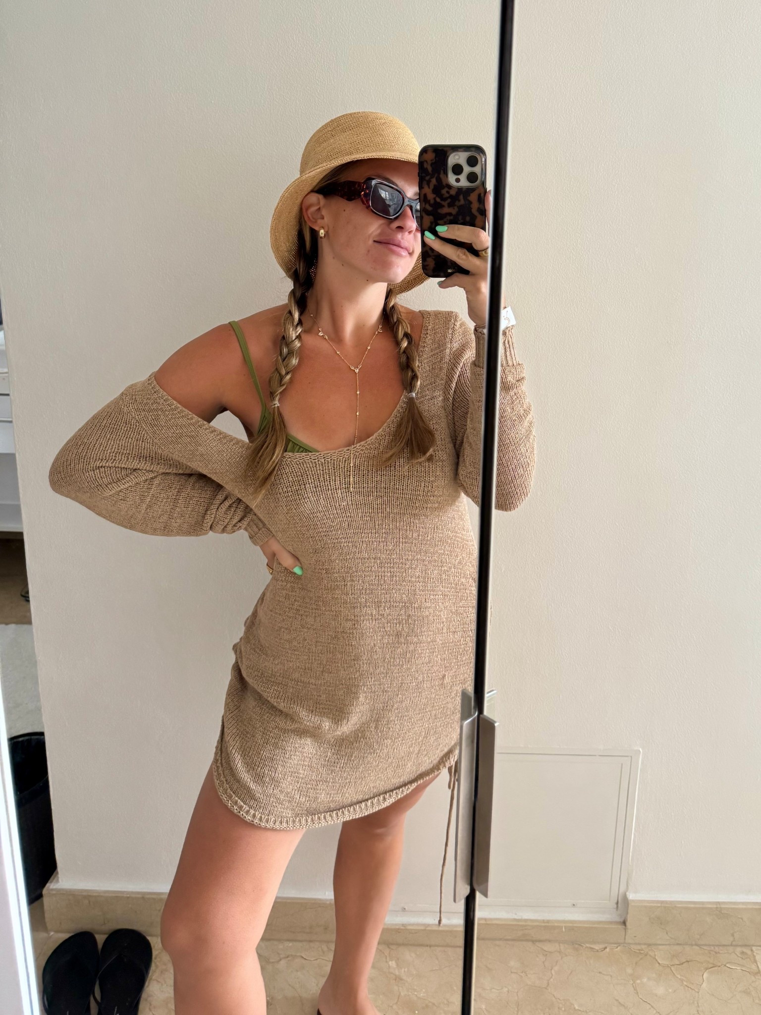 The cutest mesh dress/ swimsuit cover up! Runs big so I would size down. I'm in a M here but could have done a S. 

#LTKMidsize #LTKSeasonal #LTKFindsUnder100