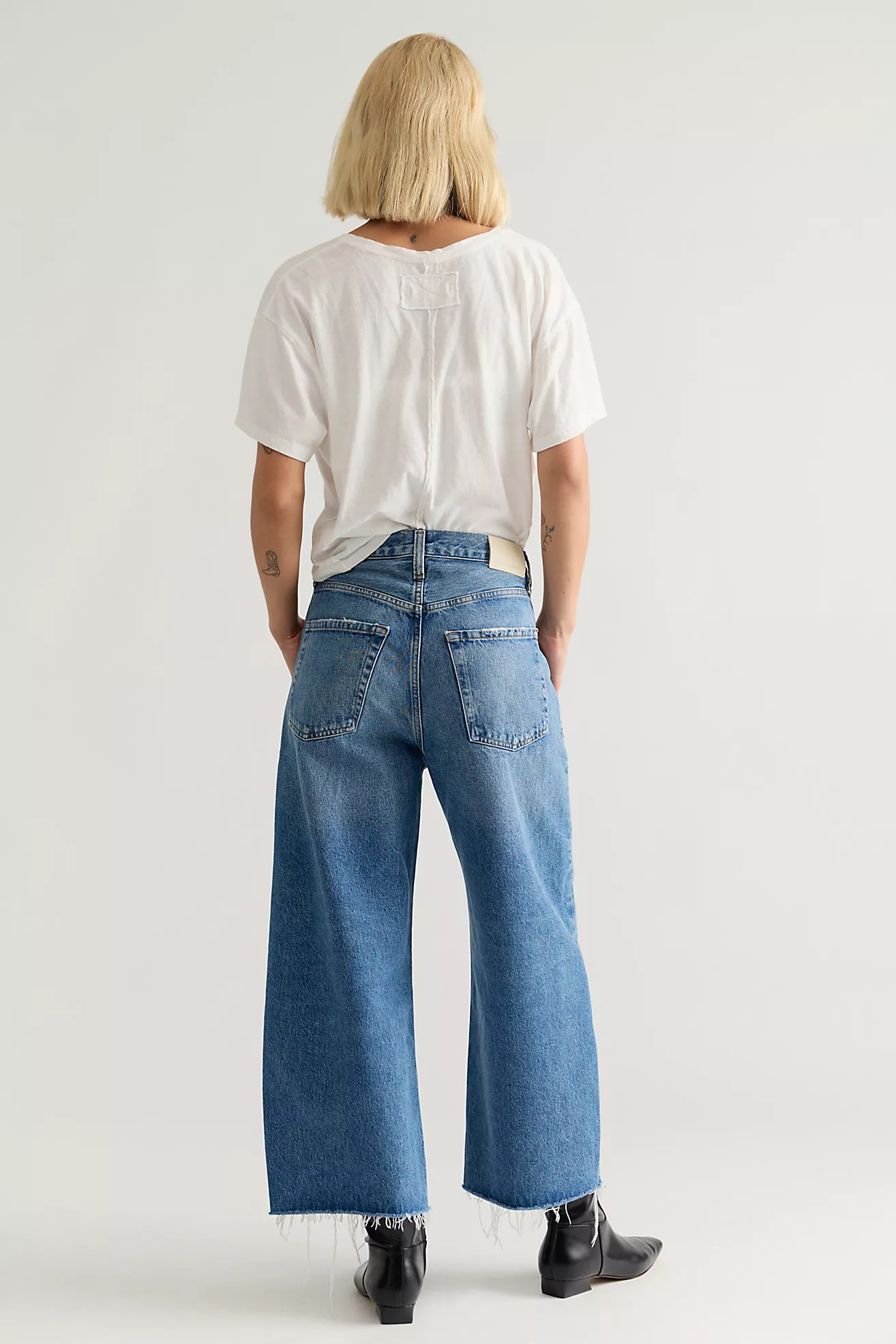 Citizens of Humanity Ayla Raw Hem Crop Jeans | Free People (Global - UK&FR Excluded)