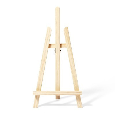 Tabletop Easel - Mondo Llama™: Off-White Hardwood Artist Stand for Painting, 16.8" Height, No Assembly Required | Target