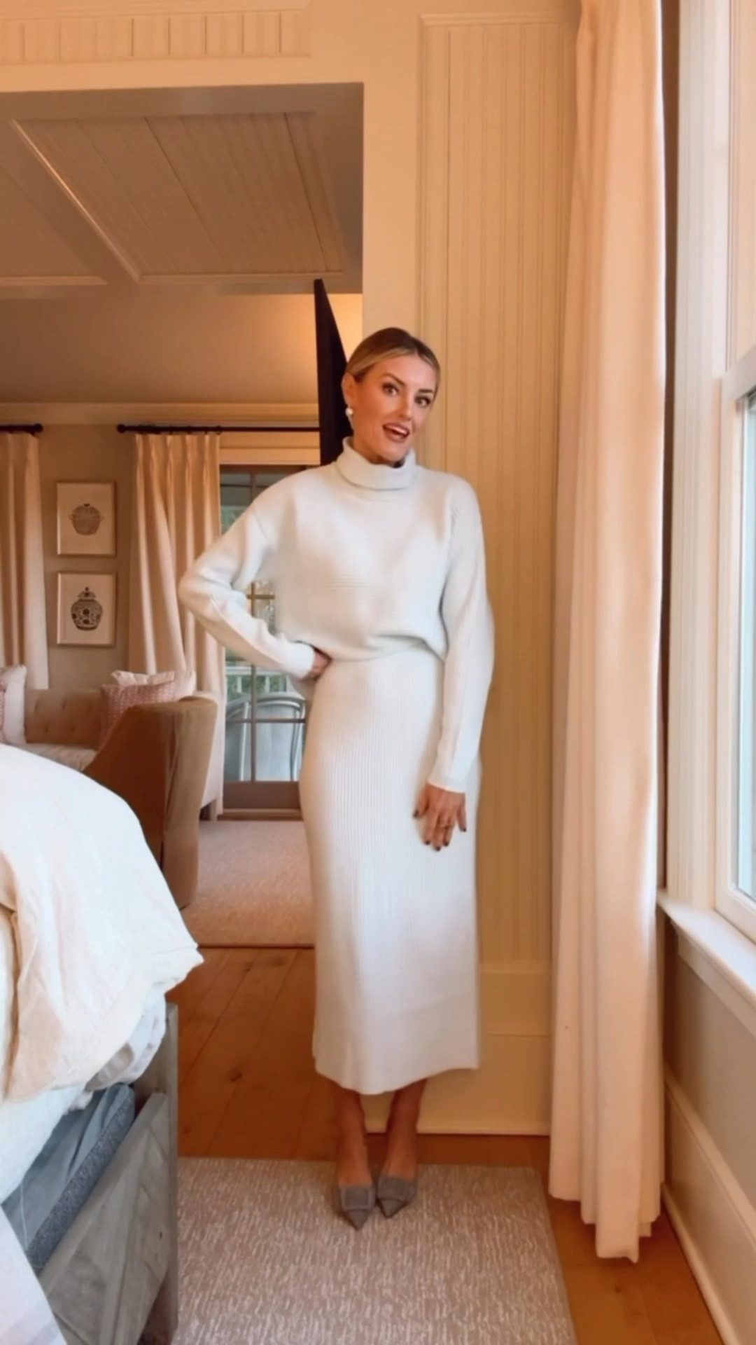 I got this set in a light blue color from Amazon last year! The exact one I got doesn’t have the blue anymore, but I linked the colors it does have! 

Loverly Grey, Amazon, matching set, sweater set, winter outfit, dinner outfit 

#LTKSeasonal