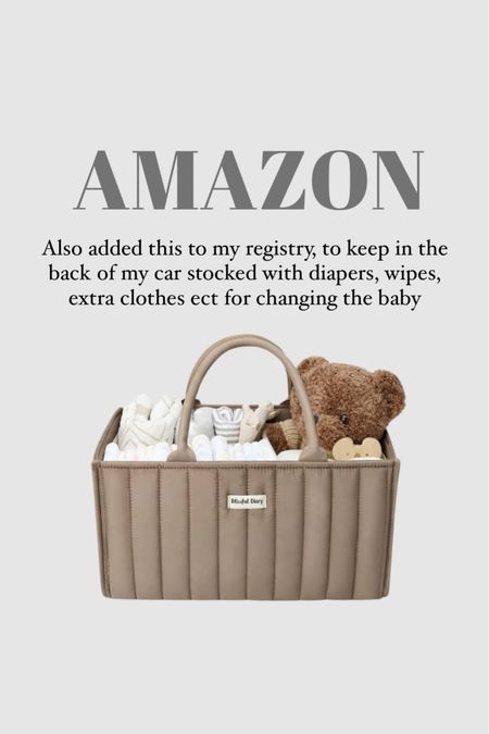 Amazon organization bin to keep in my car for changing the baby 

#LTKItBag #LTKBaby #LTKTravel