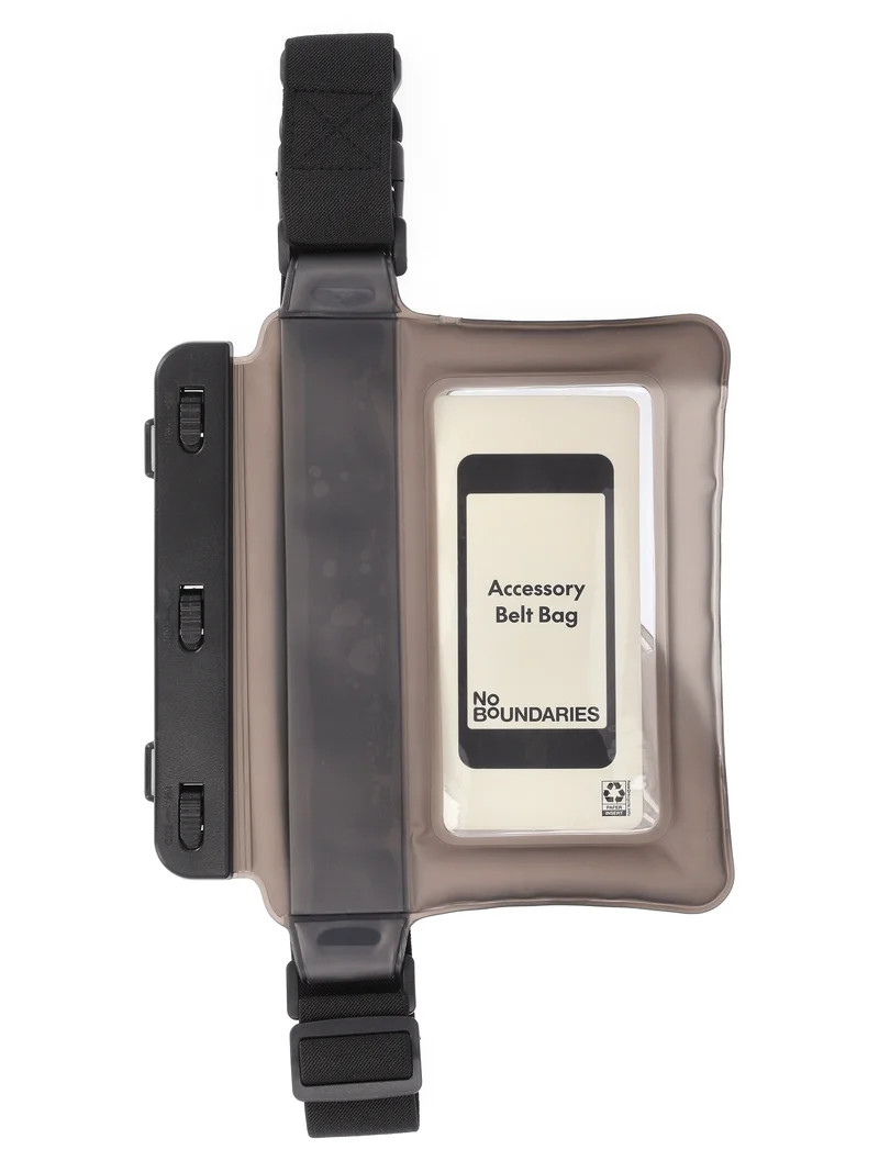 No Boundaries Women's Beach Water Resistant Fanny Pack, Black | Walmart (US)