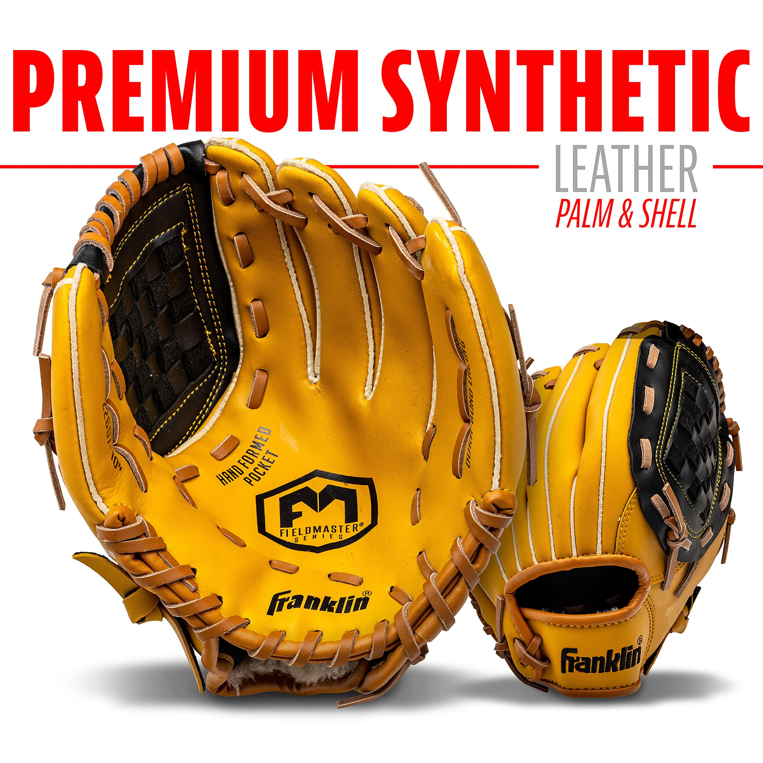 Franklin Sports Baseball and Softball Glove - Fieldmaster Adult + Youth Baseball Gloves - Men's +... | Amazon (US)