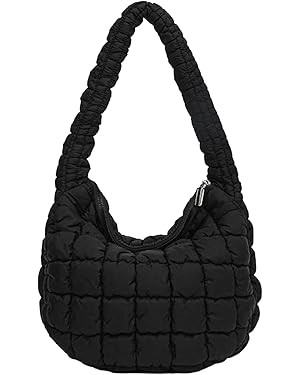 Andesign Women Puffer Bag Quilted Tote Bag Lightweight Puffy Tote Bag Quilted Padding Shoulder Ba... | Amazon (US)