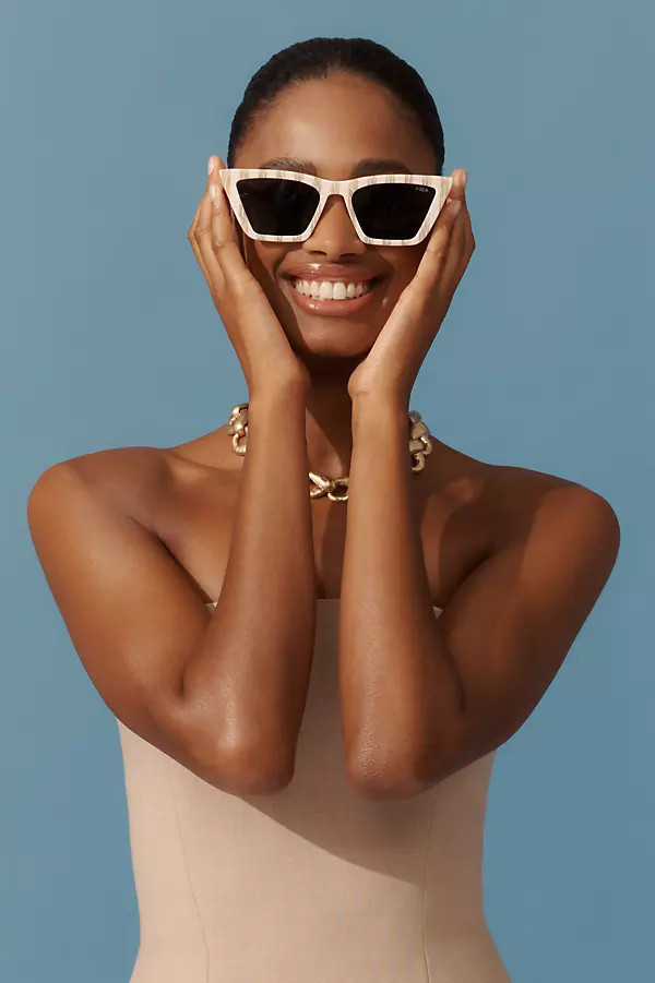 x Anthropologie Rosey Polarized Sunglasses | Anthropologie (US)