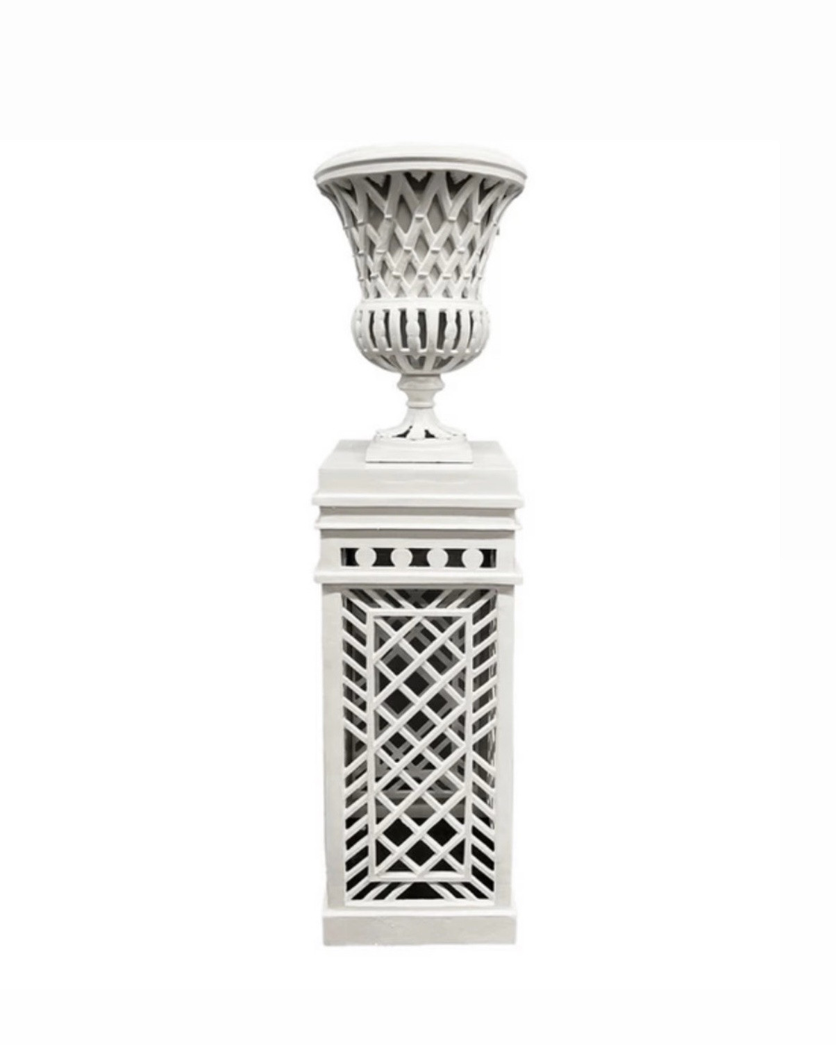 Urn and pedestal stand 🤍