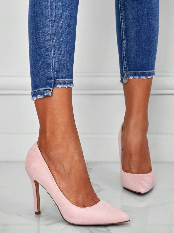 Women's Spring & Autumn Commuting Fashion High Heeled Single Shoes | SHEIN