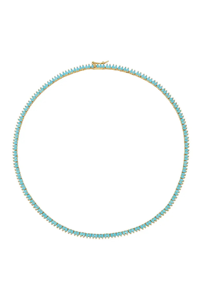 Symphony Turquoise Teardrop Tennis Necklace (Women) | Nordstrom | Nordstrom