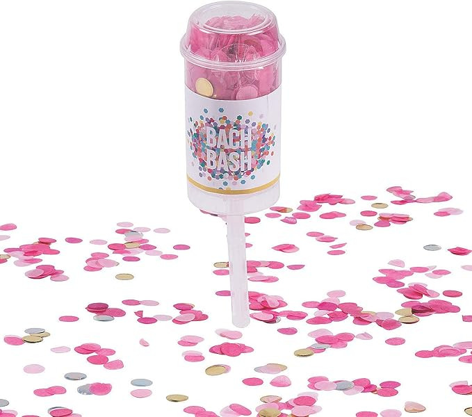 BACHELORETTE BASH CONFETTI POPPER - Party Decor - 2 Pieces | Amazon (US)