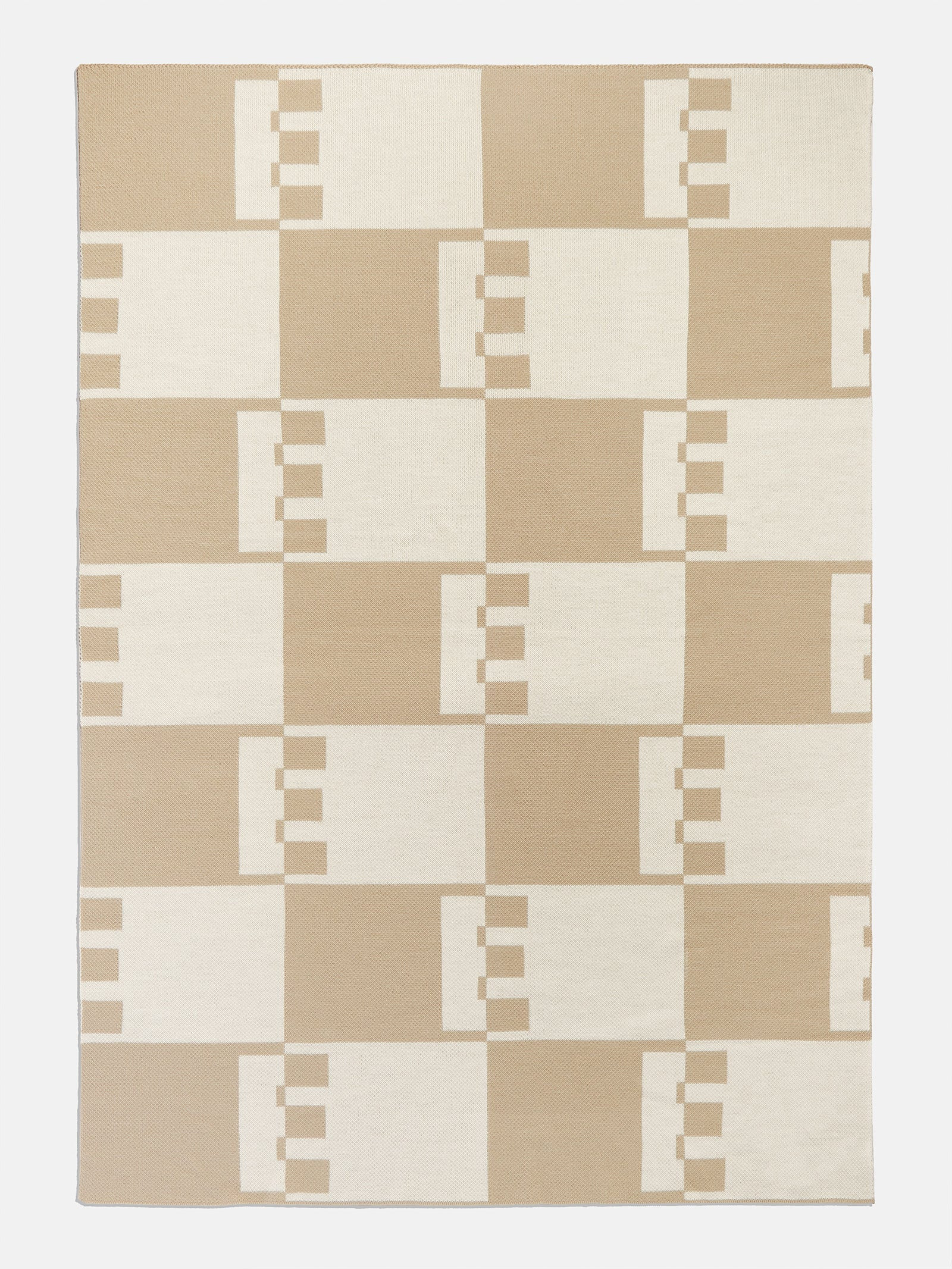 Opposites Attract Custom Blanket - Natural/Beige | BaubleBar (US)