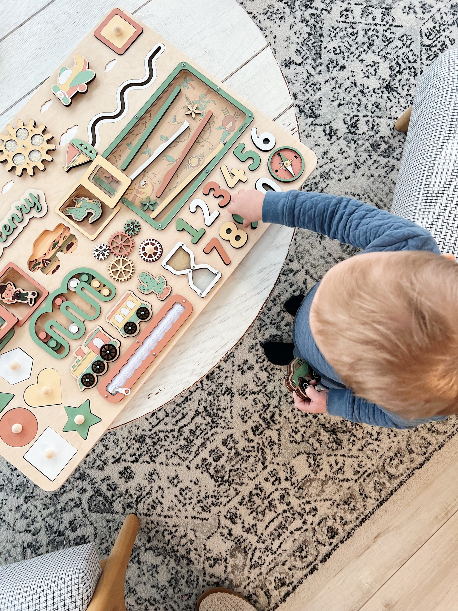 Cutest toddler bush board! Henry loves it! 

#LTKkids #LTKFind #LTKfamily