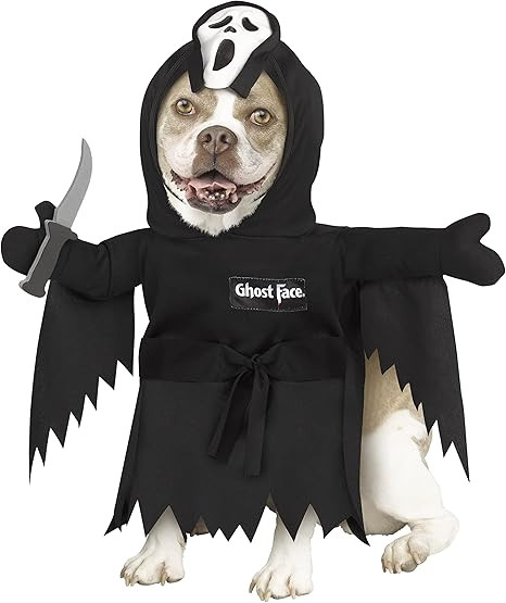 Fun World Officially Licensed Ghost Face Pet Costume, S | Amazon (US)