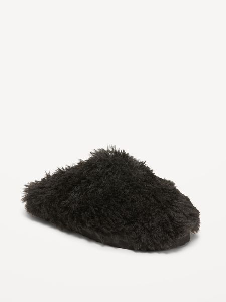 Faux-Fur Mule Slippers for Women (Partially Plant Based) | Old Navy (US)
