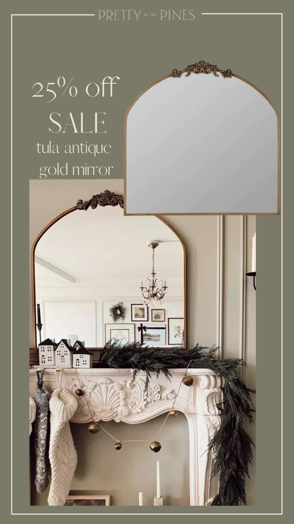 25% Tulca antique gold mirror for Lulu and Georgia sitewide Black Friday sale

#LTKCyberweek #LTKhome #LTKsalealert