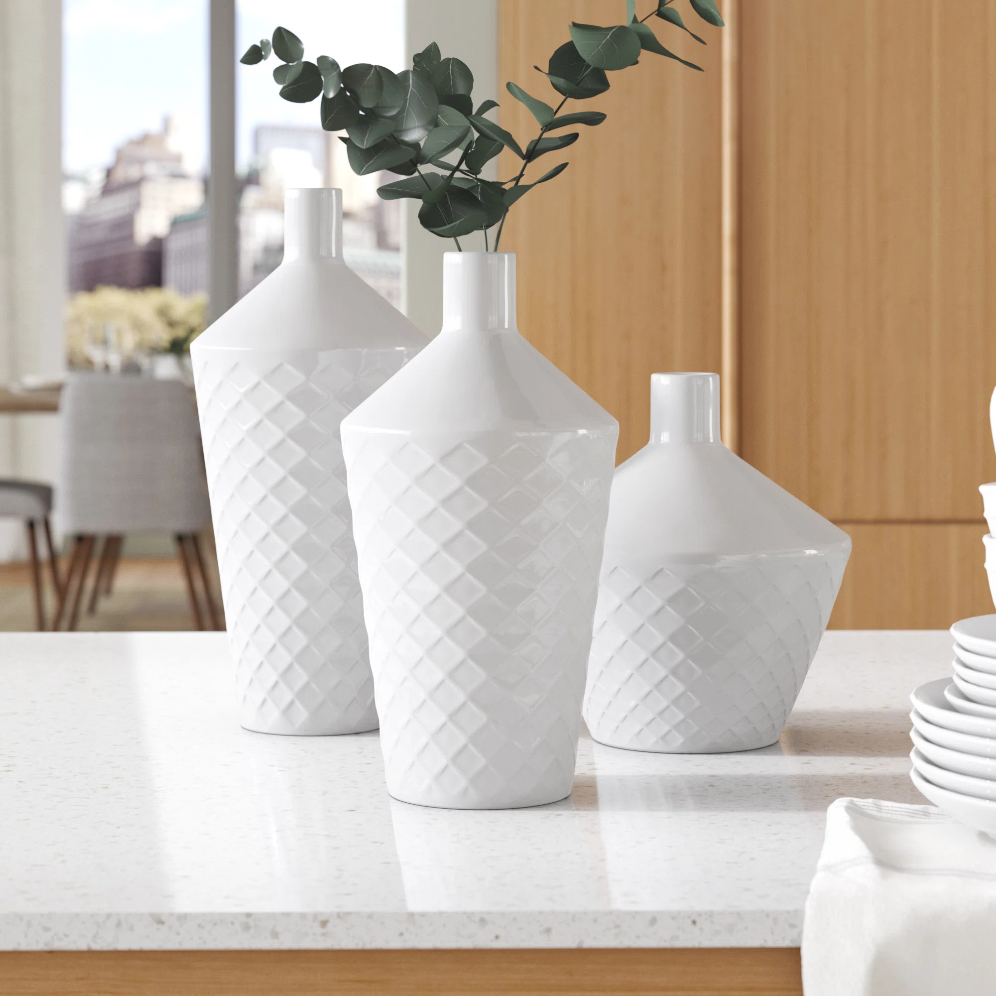Lavalley Porcelain China Table Vase | Wayfair North America