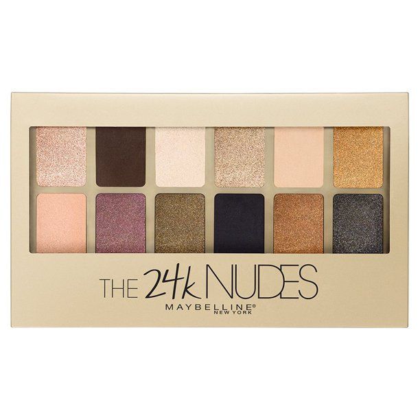 Makeup The 24K Nudes Eyeshadow Palette, 12 Shade Shadow Palette, Gold Eyeshadow 0.34 oz - Walmart... | Walmart (US)