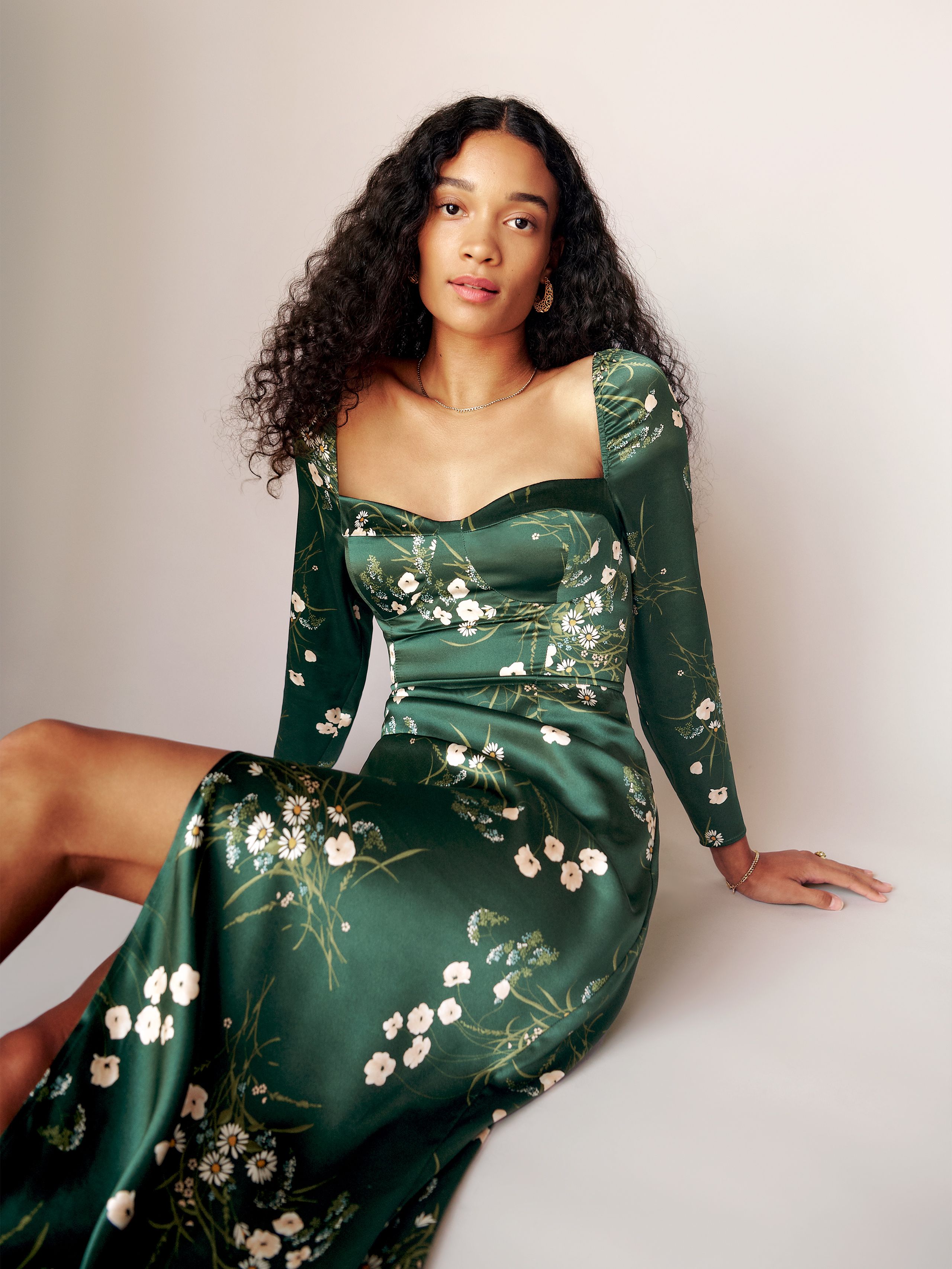 Gloriana Silk Dress | Reformation (US & AU)