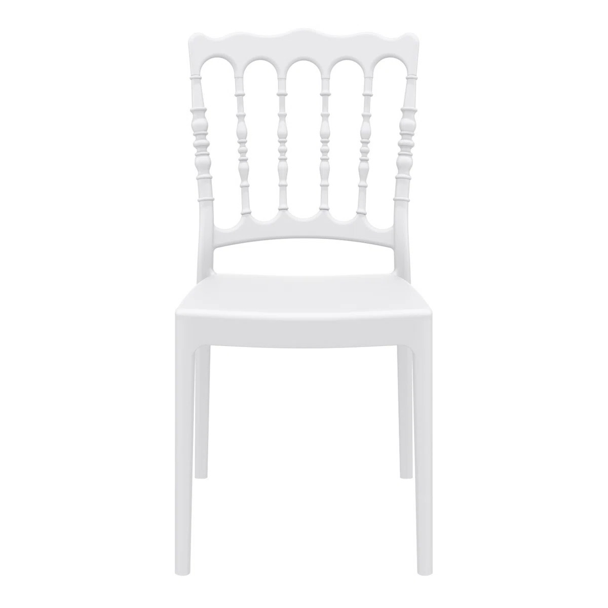 Wier Stacking Patio Dining Side Chair (Set of 2) | Wayfair North America