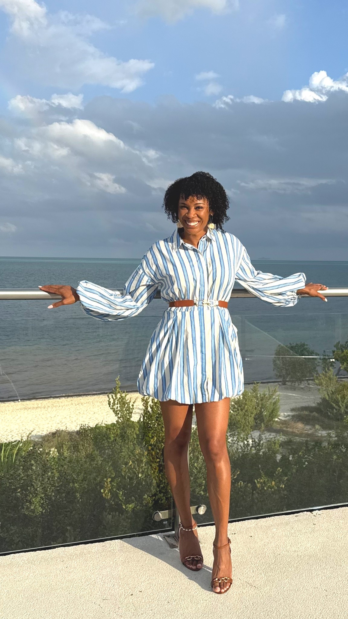 This @Macys dress will be one of my spring outfit favs. I switched out the rope belt for a brown belt but this dress with heels or flat sandals is truly chefs kiss. The tailored waist with statement sleeves and skirt is truly flattering on anyone. I’ll be breaking this dress out again sooner than later 

#LTKootd #LTKMothersDay #LTKTravel