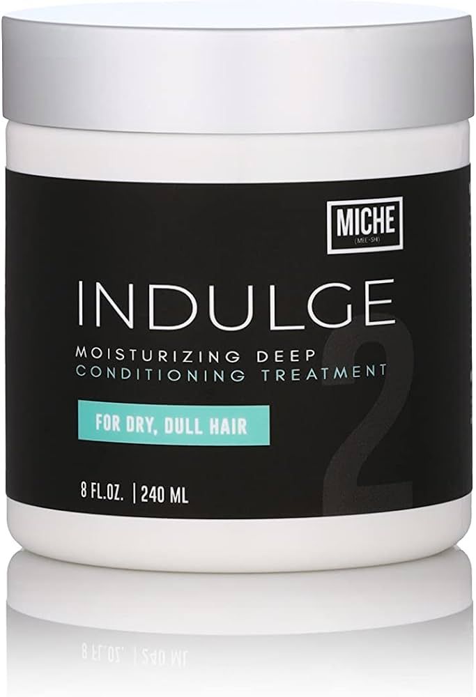 Miche Indulge Deep Conditioner For Curly, Kinky Or Wavy Hair, Silicone And Paraben Free - 8oz | Amazon (US)